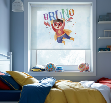 Store de super-héros style aquarelle avec nom - TenStickers