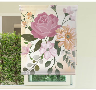 Stores avec fleurs et plantes Réaliste - TenStickers
