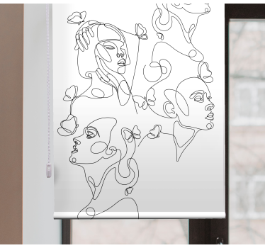 Store avec la silhouette de trois femmes - TenStickers