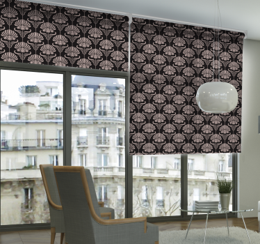 Store motifs Art Nouveau noir - TenStickers