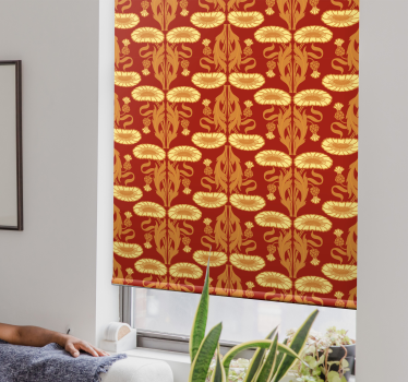 Store style Art Nouveau couleurs chaudes - TenStickers