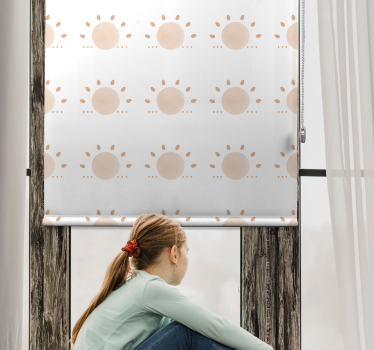 Store style nordique soleil abstrait minimaliste - TenStickers
