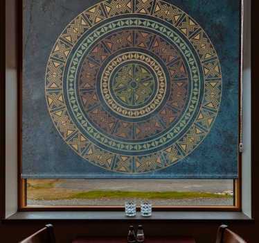 Stores textures et motifs Design ethnique "style industriel" - TenStickers