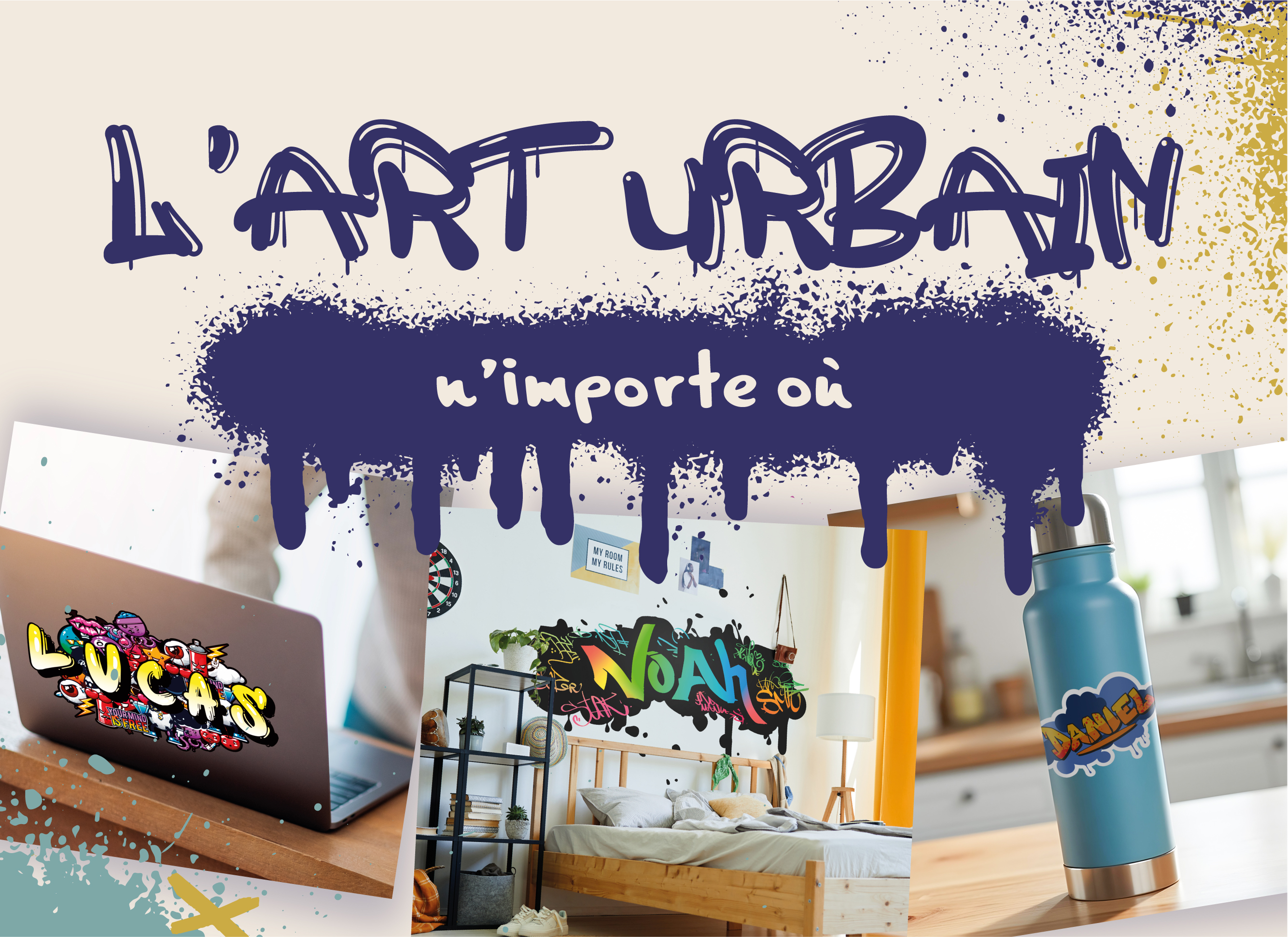 Stickers graffiti personnalisés: