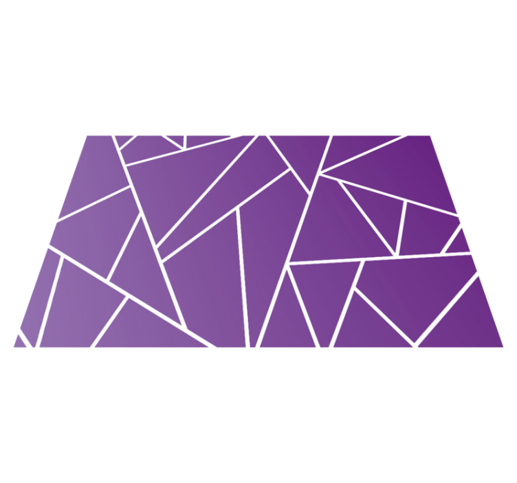 Set de table motif géométrique violet - TenStickers