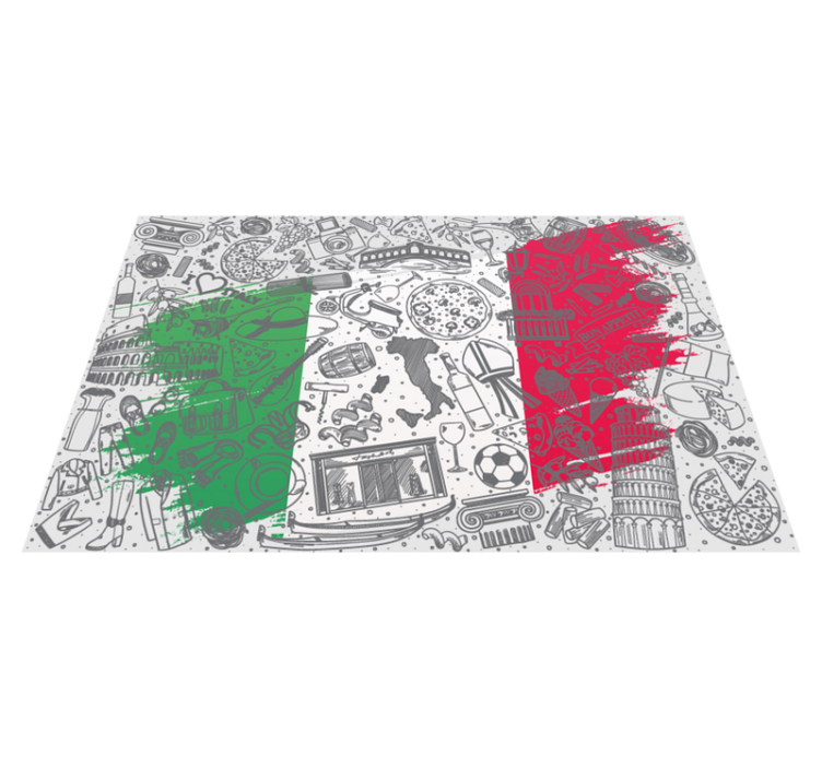Set de table pour restaurant Fond d'italie - TenStickers