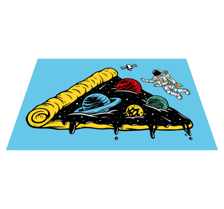 Set de table original tranche sur le thème de l'espace - TenStickers