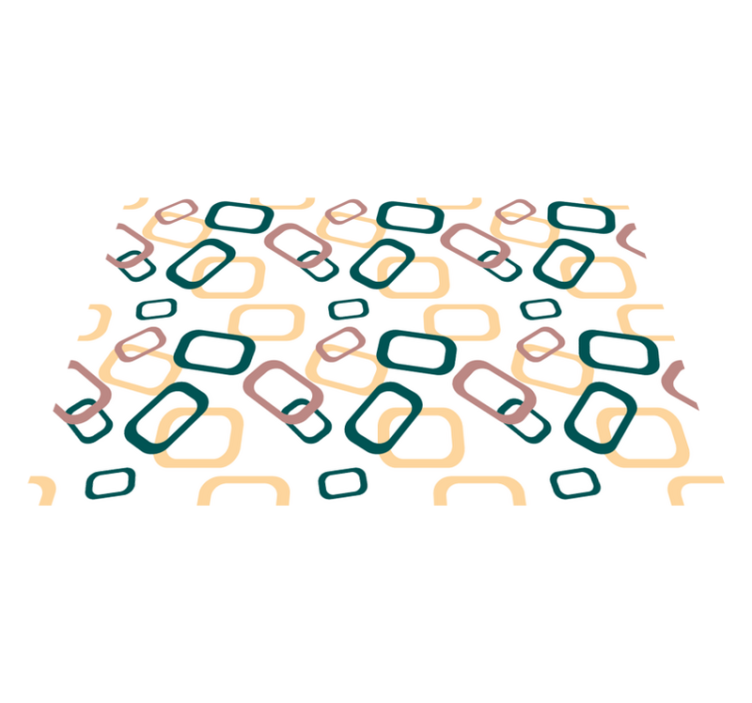 Set de table formes irrégulières abstraites - TenStickers