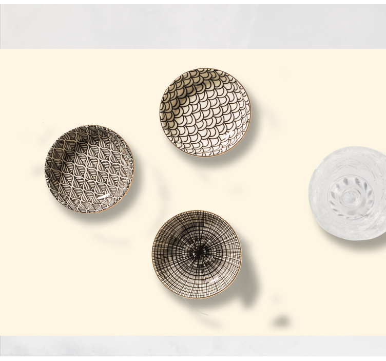 Set de table bols à motifs élégants - TenStickers