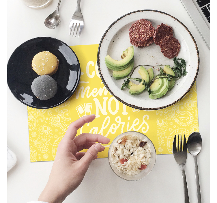 Set de table citation compte les souvenirs concept - TenStickers