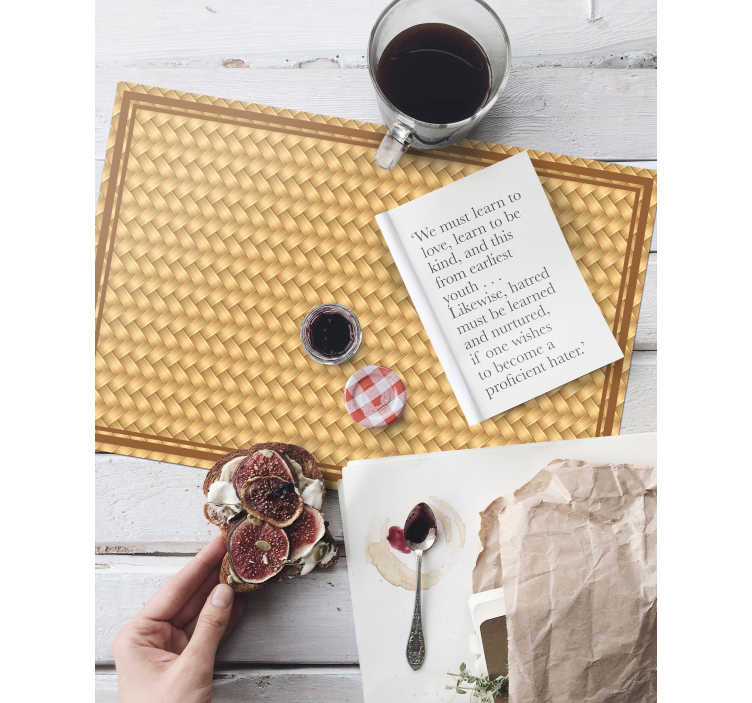 Set de table design osier - TenStickers