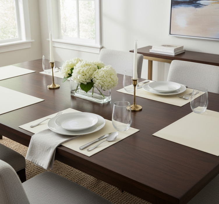 Set de table élégant couleur danseur de nuages - TenStickers