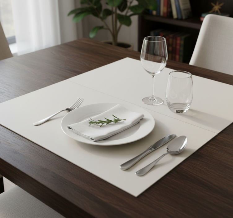 Set de table élégant tonalité "danse des nuages" - TenStickers