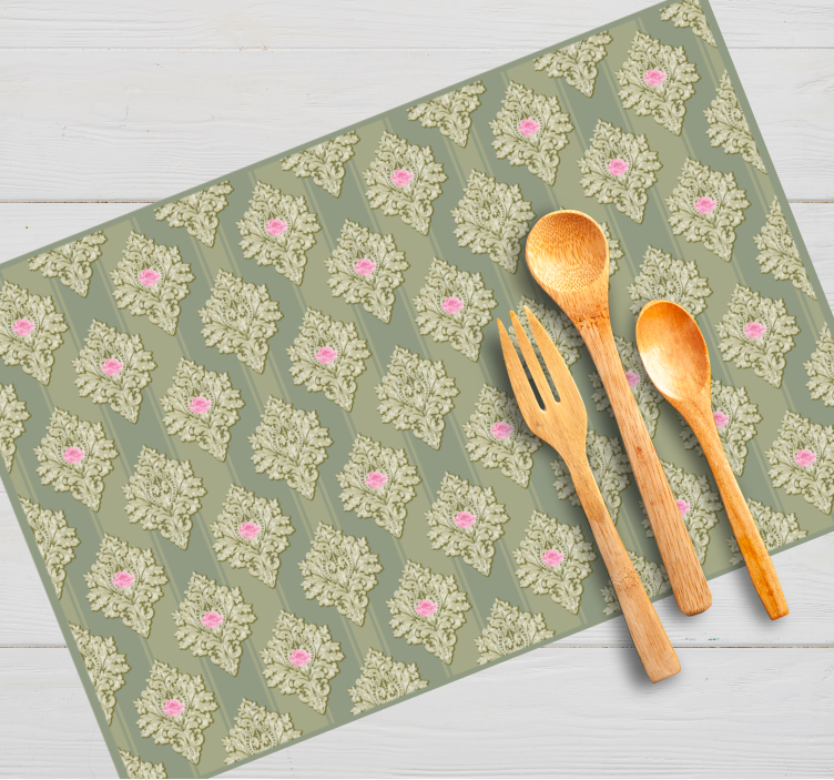 Set de table élégant motif floral grâce - TenStickers