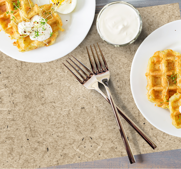 Set de table en surface tissée naturelle - TenStickers