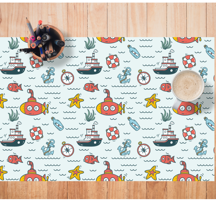 Set de table enfant aventure sous-marine - TenStickers