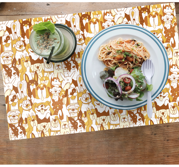 Set de table enfant motif animaux ludiques - TenStickers