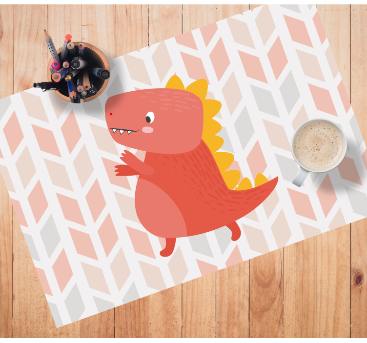Set de table enfant personnage dinosaure mignon - TenStickers