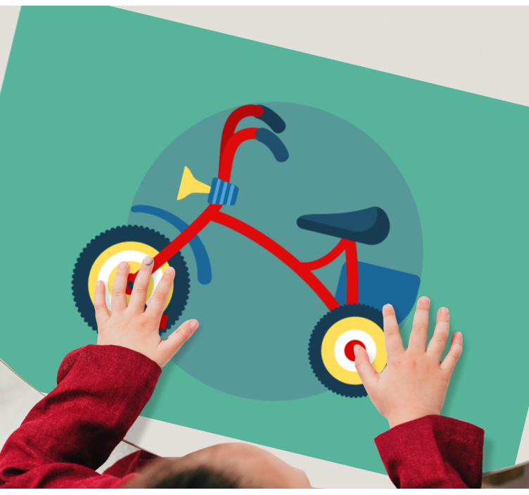 Set de table enfant tricycle avec klaxon - TenStickers