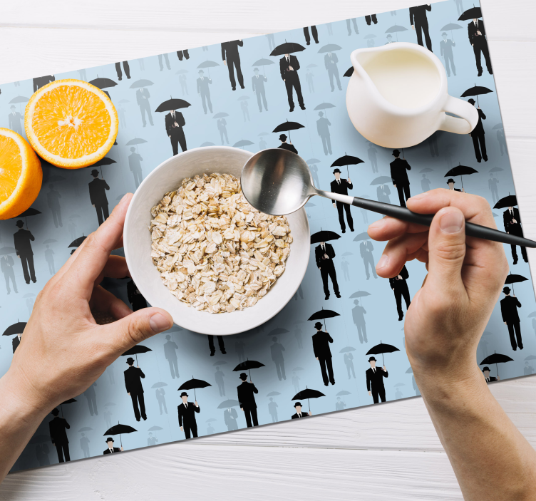 Set de table surréalisme Golconde - TenStickers