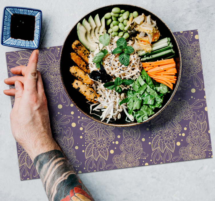 Set de table illustration botanique - TenStickers