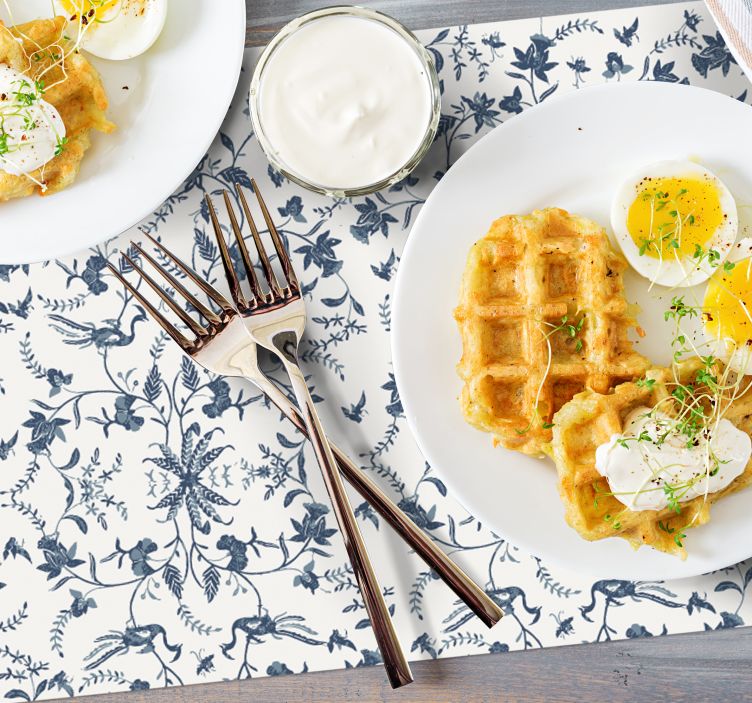 Set de table inspiration florale Élégante - TenStickers