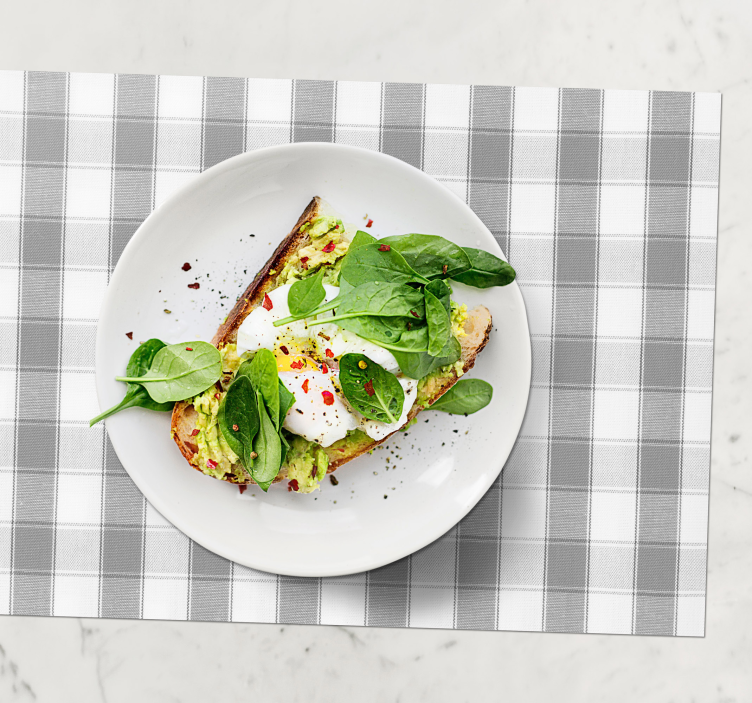 Set de table motif à carreaux classique - TenStickers