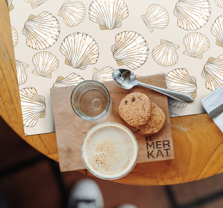 Set de table motif coquillages - TenStickers