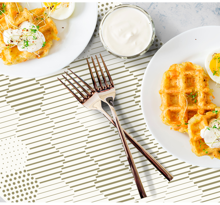 Set de table motif géométrique élégant - TenStickers