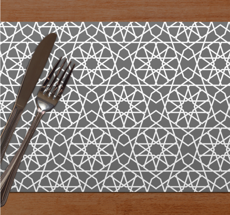 Set de table motif géométrique rectangle - TenStickers