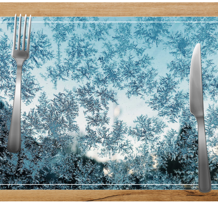 Set de table motif glace givrée - TenStickers
