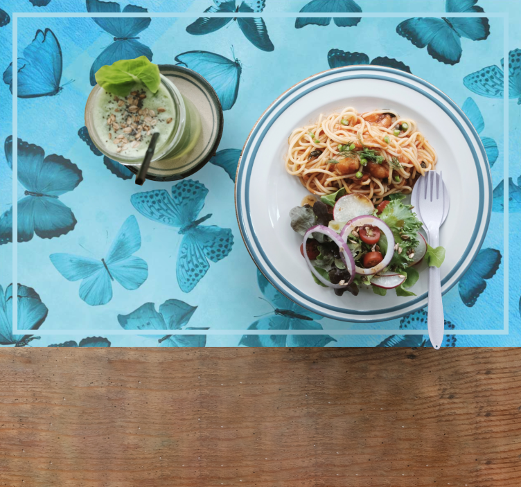 Set de table motif papillon - TenStickers