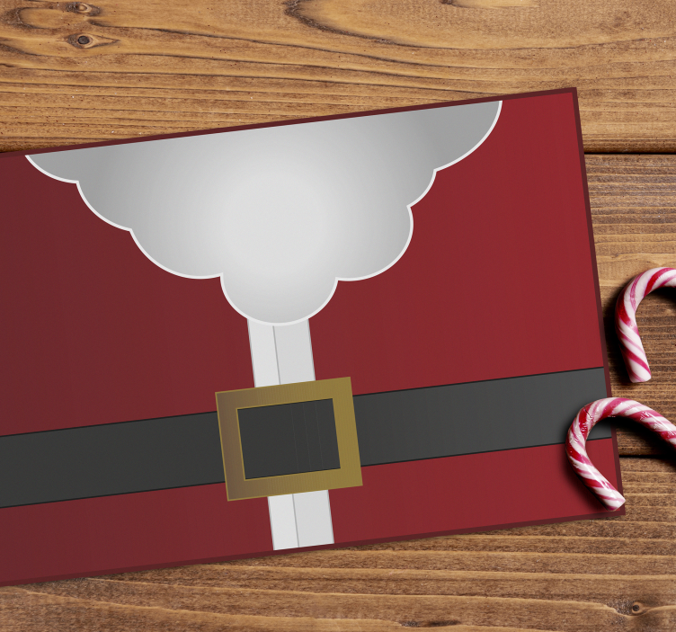 Set de table noël costume de père noël - TenStickers