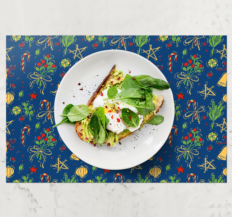 Set de table noël décoration de table festive - TenStickers