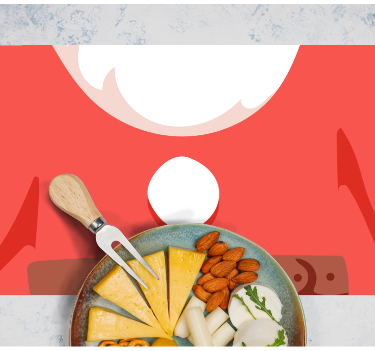 Set de table noël t-shirt père noël - TenStickers