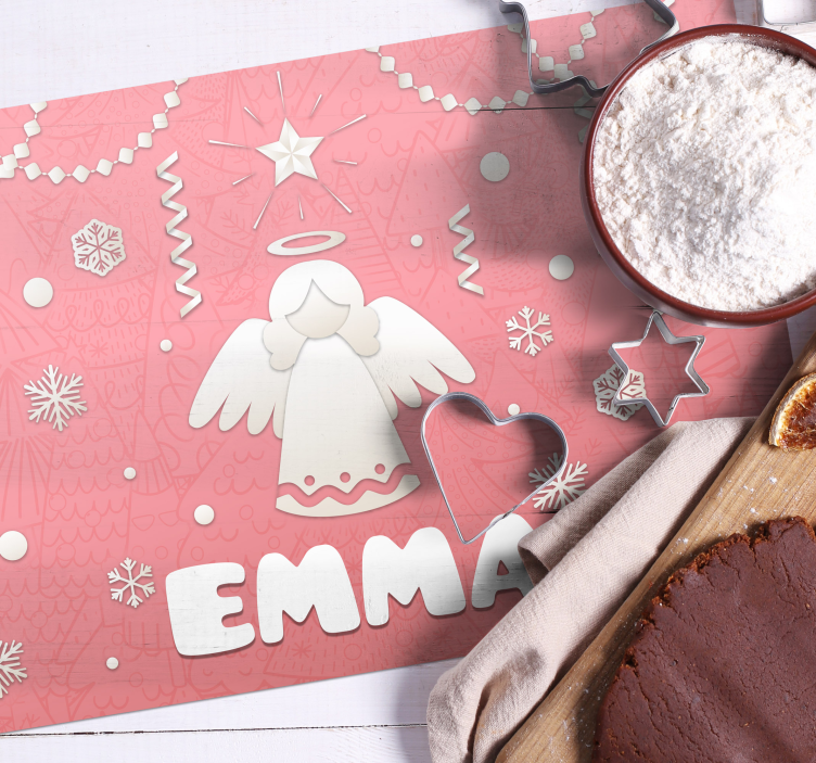 Set de table noël thème des anges - TenStickers