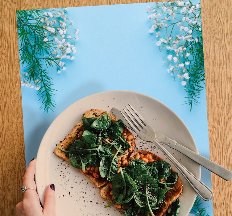 Set de table original accent floral pour table - TenStickers