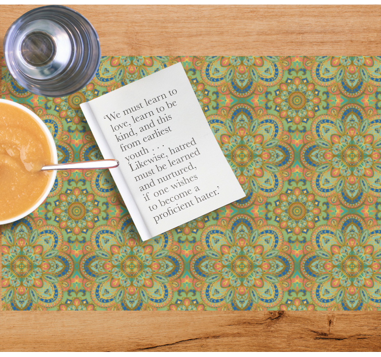 Set de table original arrangement floral élaboré - TenStickers