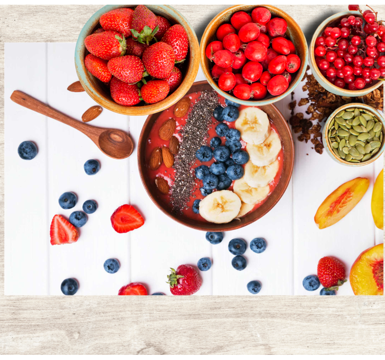 Set de table original bol de fruits - TenStickers