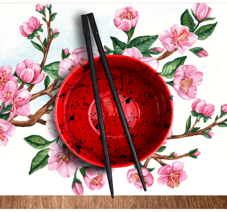 Set de table original bol floral Élégant - TenStickers