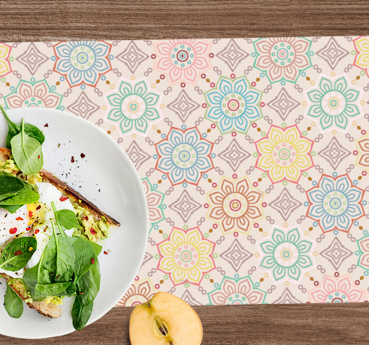 Set de table original imprimé botanique vivant - TenStickers