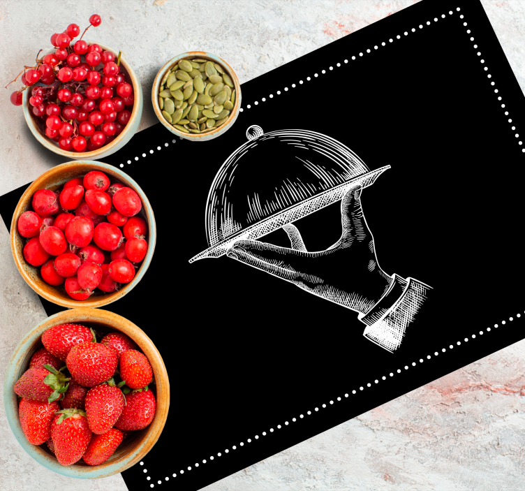 Set de table original main de service élégante - TenStickers