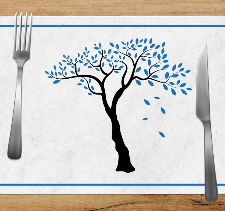 Set de table original motif arbre élégant - TenStickers