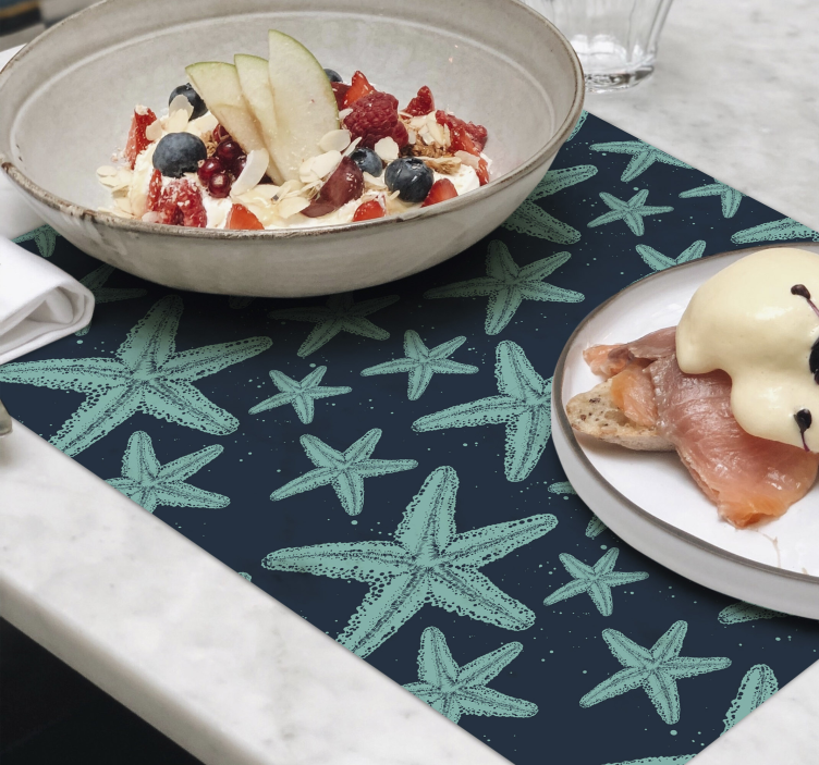 Set de table original motif étoile de mer - TenStickers
