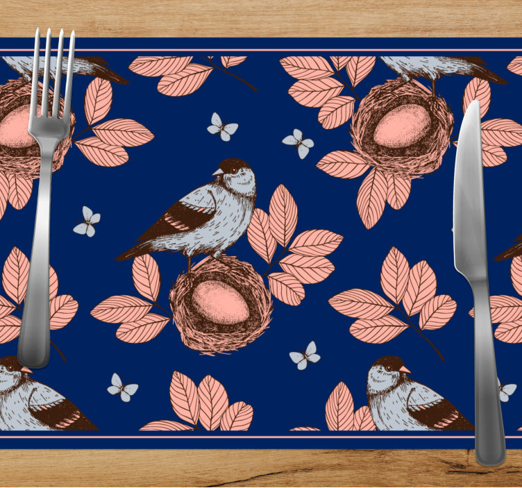 Set de table original motif nid d'oiseau - TenStickers