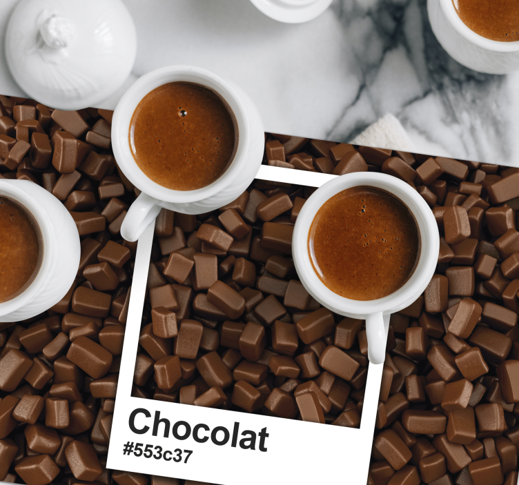 Set de table original Pantone chocolat - TenStickers