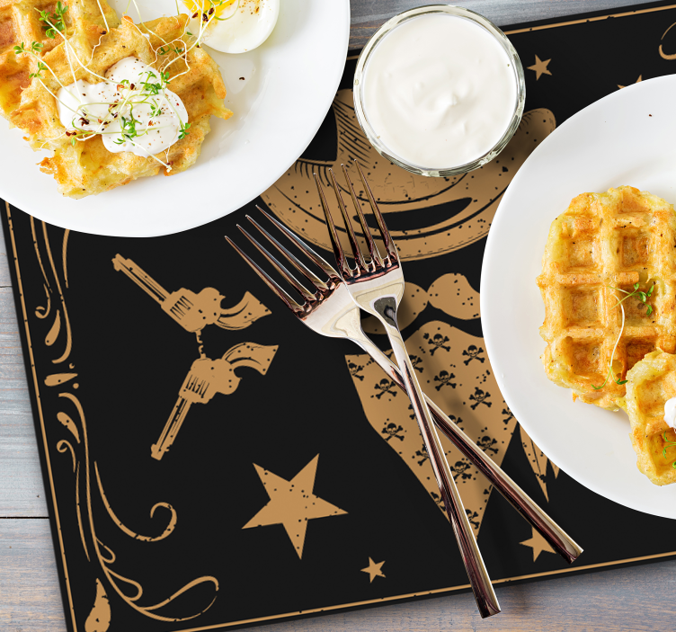 Set de table original thème cowboy - TenStickers