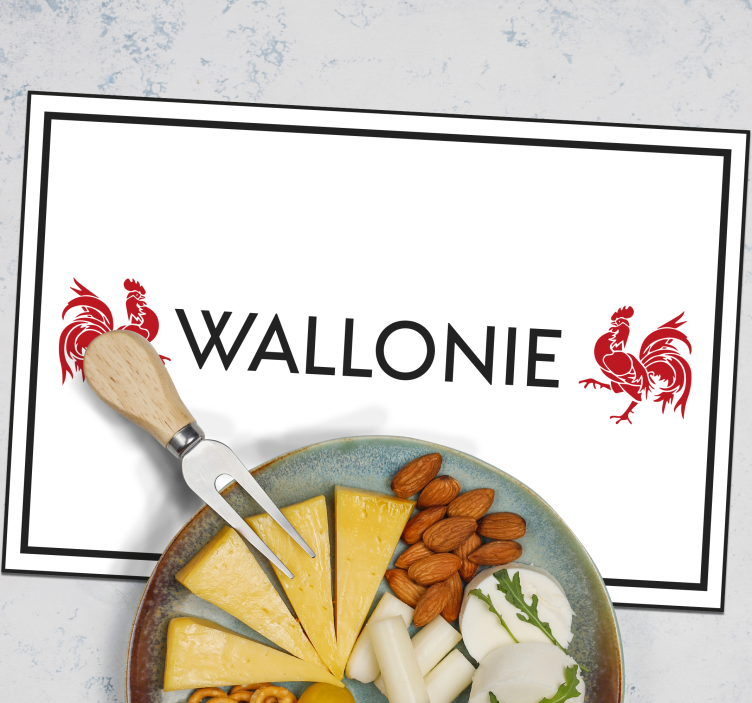 Set de table original Wallonie - TenStickers