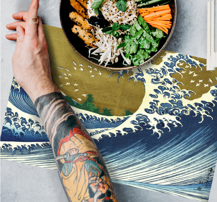 Set de table rectangulaire Kaijo no Fuji - TenStickers