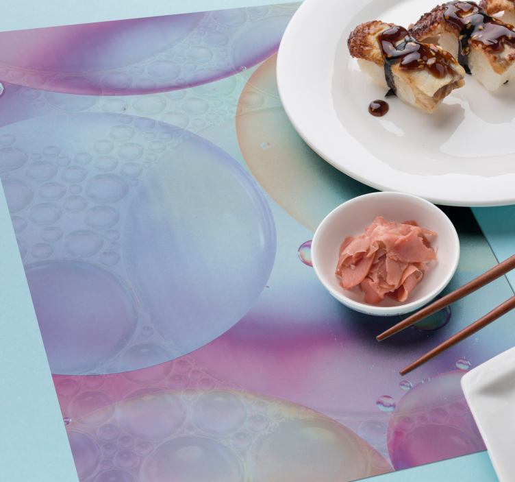 Set de table surface colorée et pétillante - TenStickers